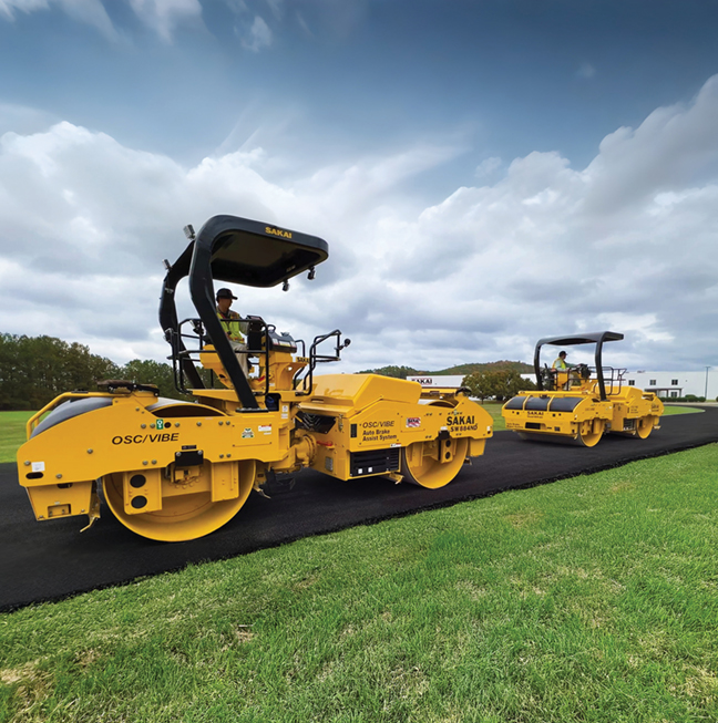SAKAI America Introduces Echelon Mode for Guardman® System, Enhancing Safety in Tandem Asphalt Rolling
