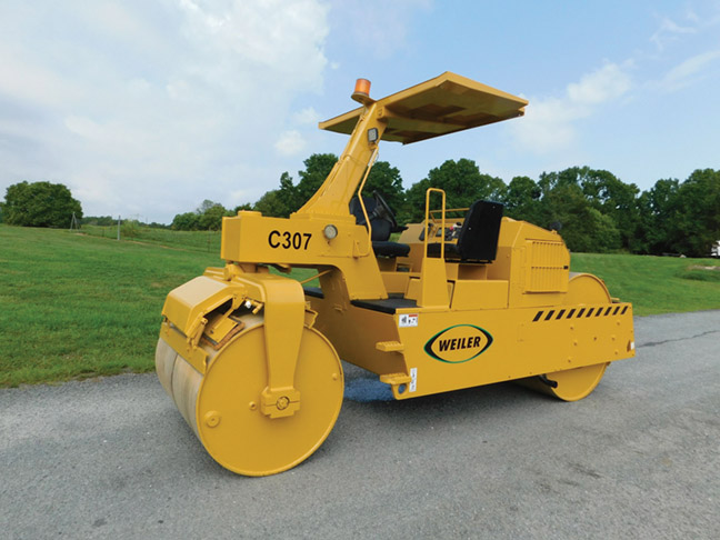 2017 Weiler C307 double drum static roller
